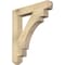 Ekena Millwork Merced Craftsman Rough Sawn Bracket, Douglas Fir, 4"W x 26"D x 30"H BKT04X26X30MRC04RDF - alternate 1